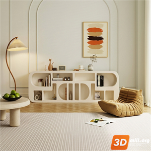 Decorative cabinet Skp Files